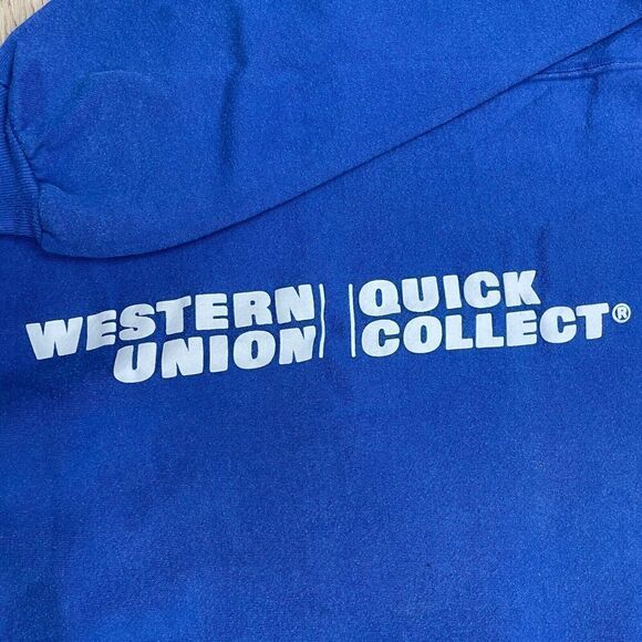 Vintage Russell Athletic Sweatshirt Mens Extra Large Blue 90s Crewneck Pullover - Picture 2 of 9